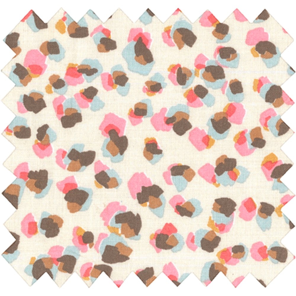 Coupon Tissu 1 M Confetti Aqua