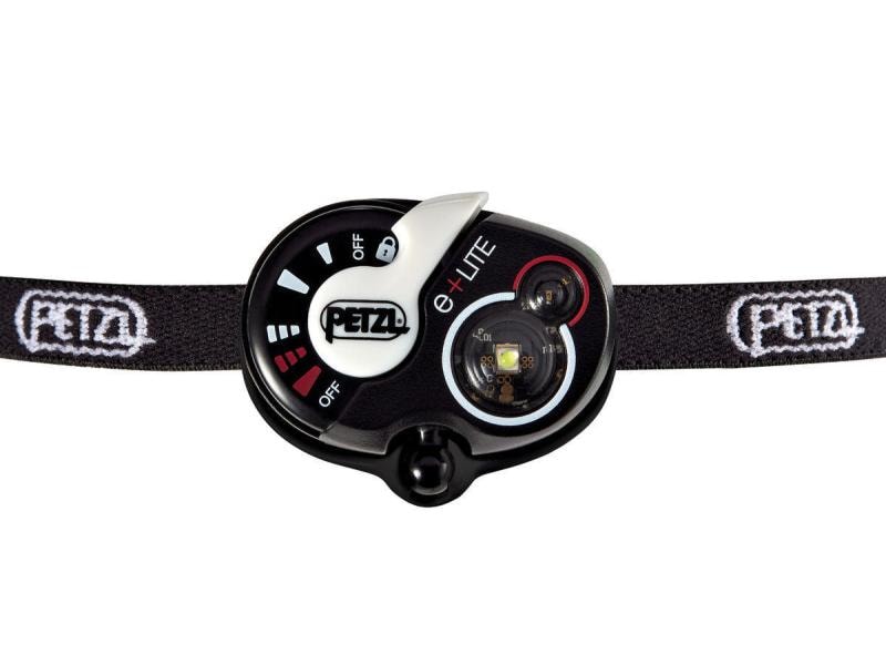 Petzl Stirnlampe e LITE Schwarz Stirnlampe für Notfallsituationen