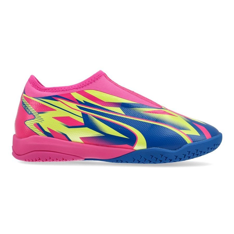 PUMA Ultra Match   Mid Laceless IT Energy - Rose/Bleu/Jaune Enfant