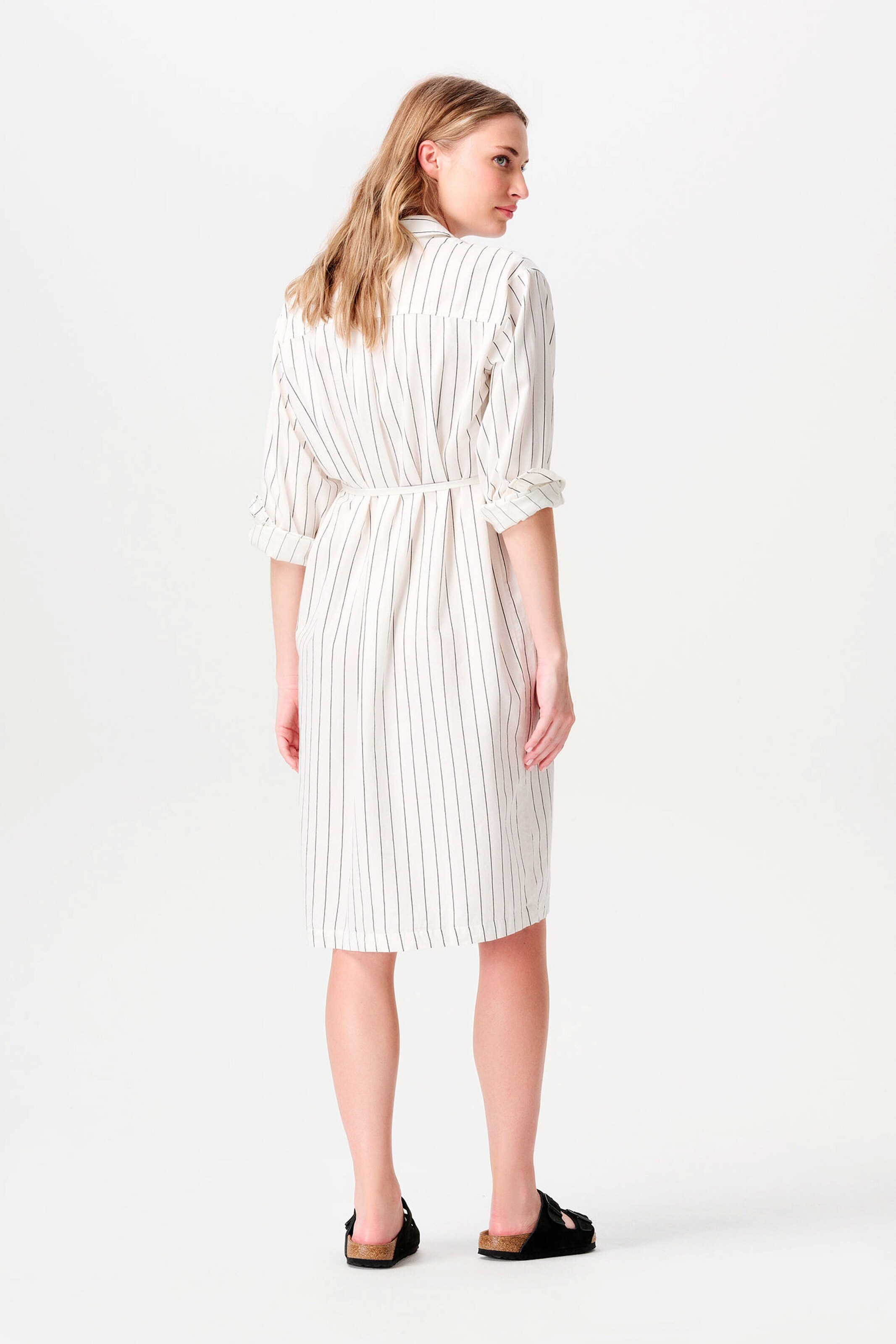 Noppies Maternity Still-Kleid Diego Cream Thin Stripe