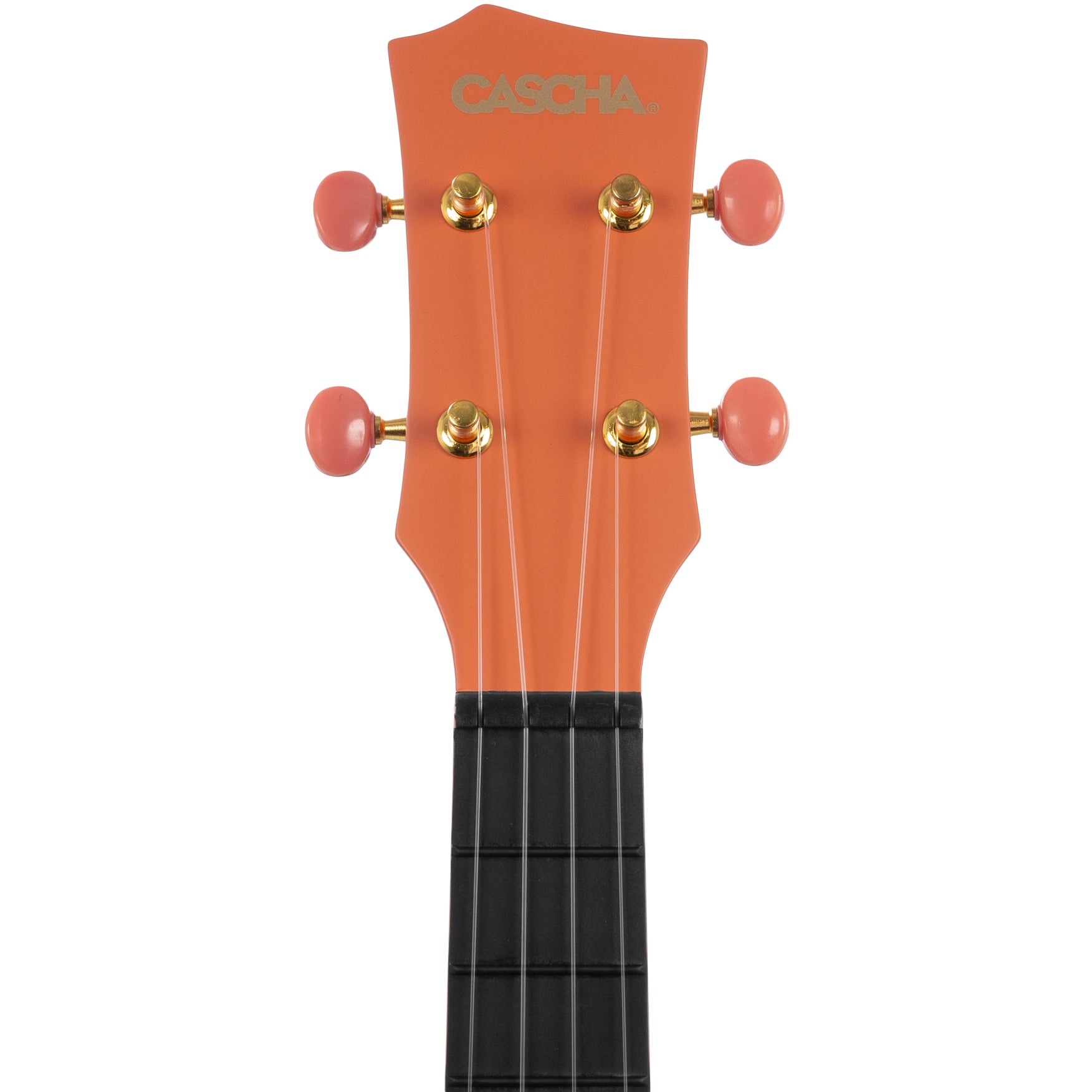 Cascha HH 2289 carbon fiber concert ukelele set oranje