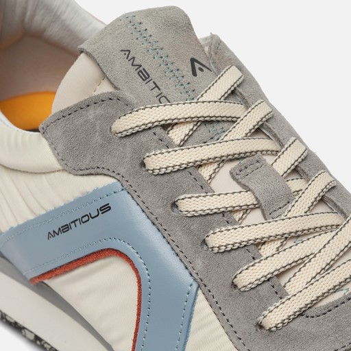 Ambitious Rhome Sneakers grijs Leer