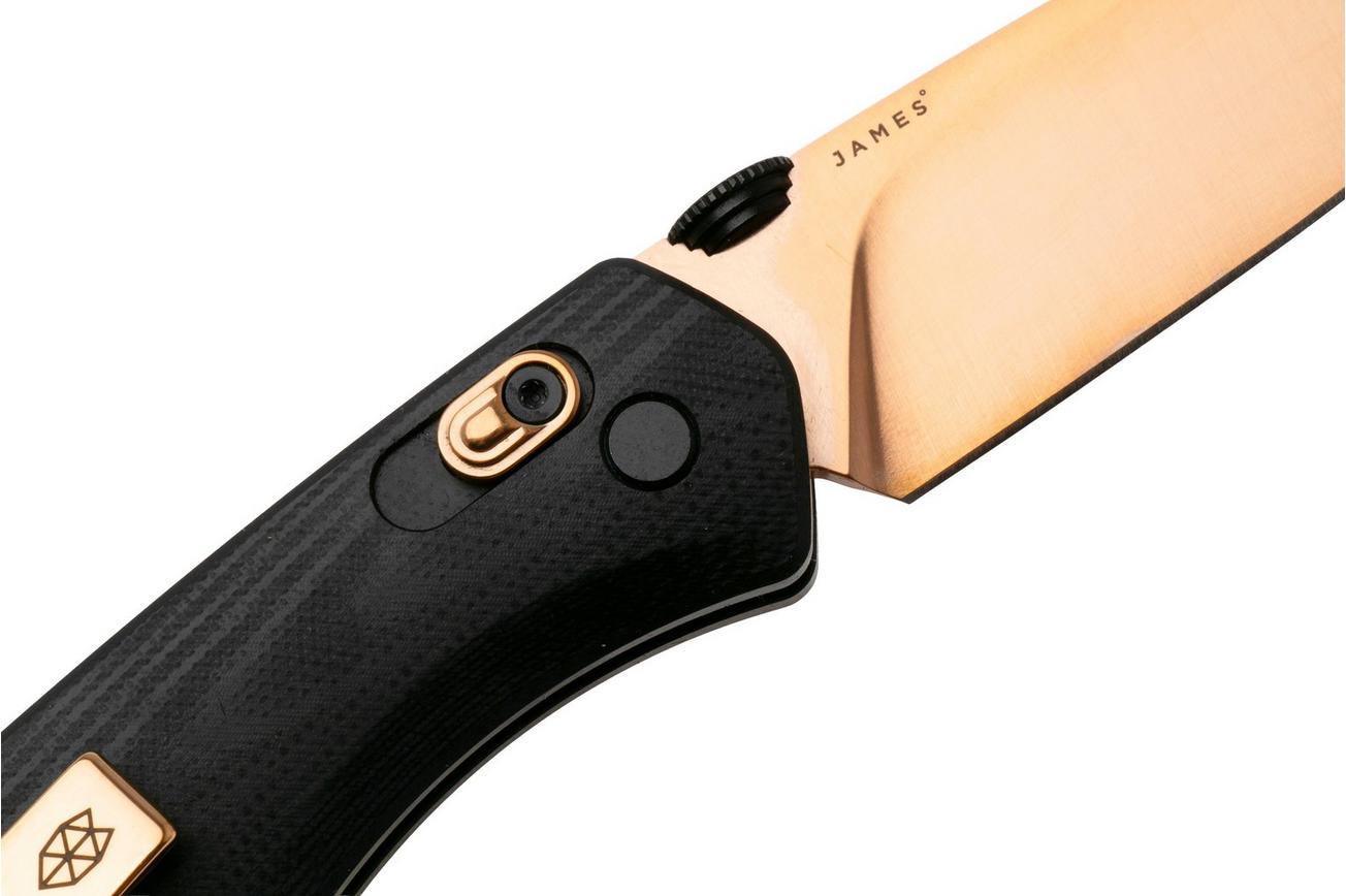 The James Brand The Carter KN108214-00 Black and Rose Gold, zakmes