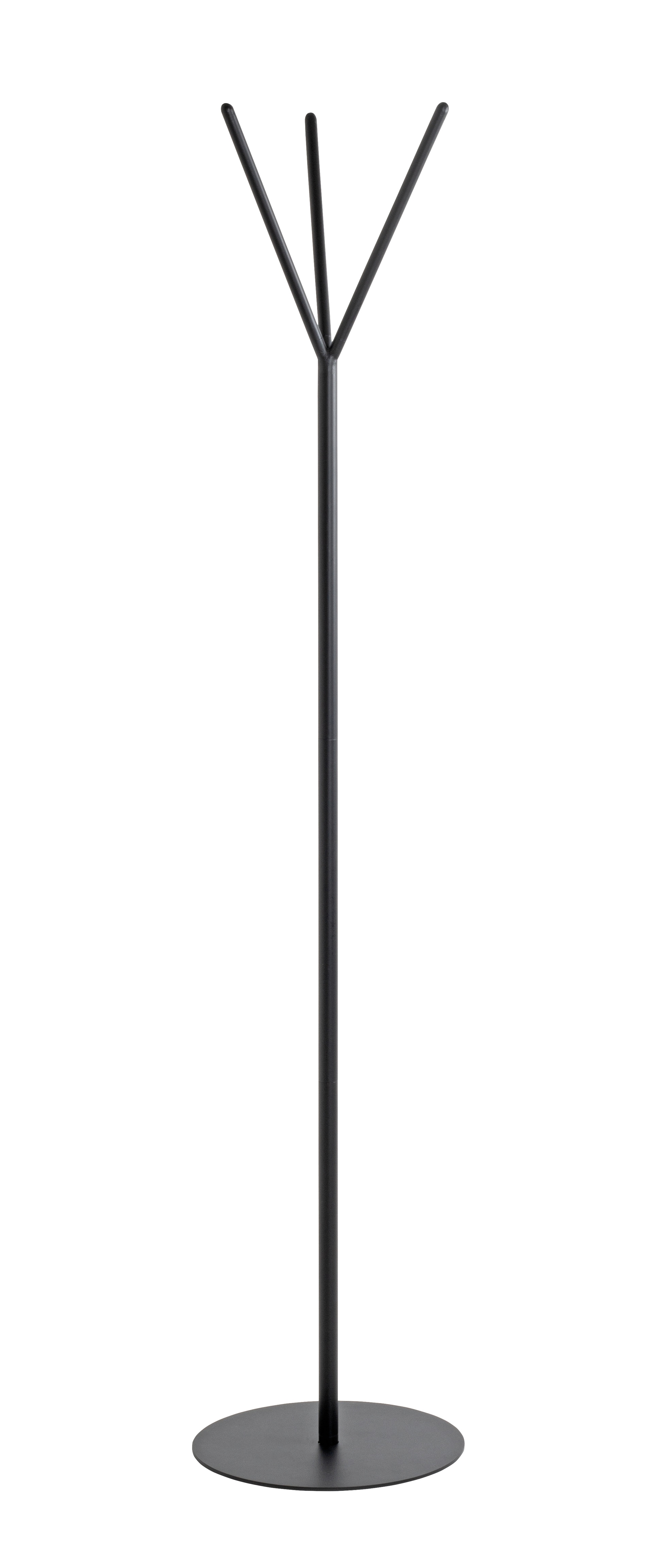 Garderobenständer 35 x 173 cm schwarz