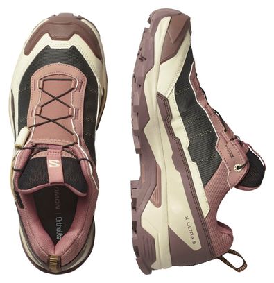 Chaussures Outdoor Salomon X Ultra 5 GTX Beige/Rose Femme