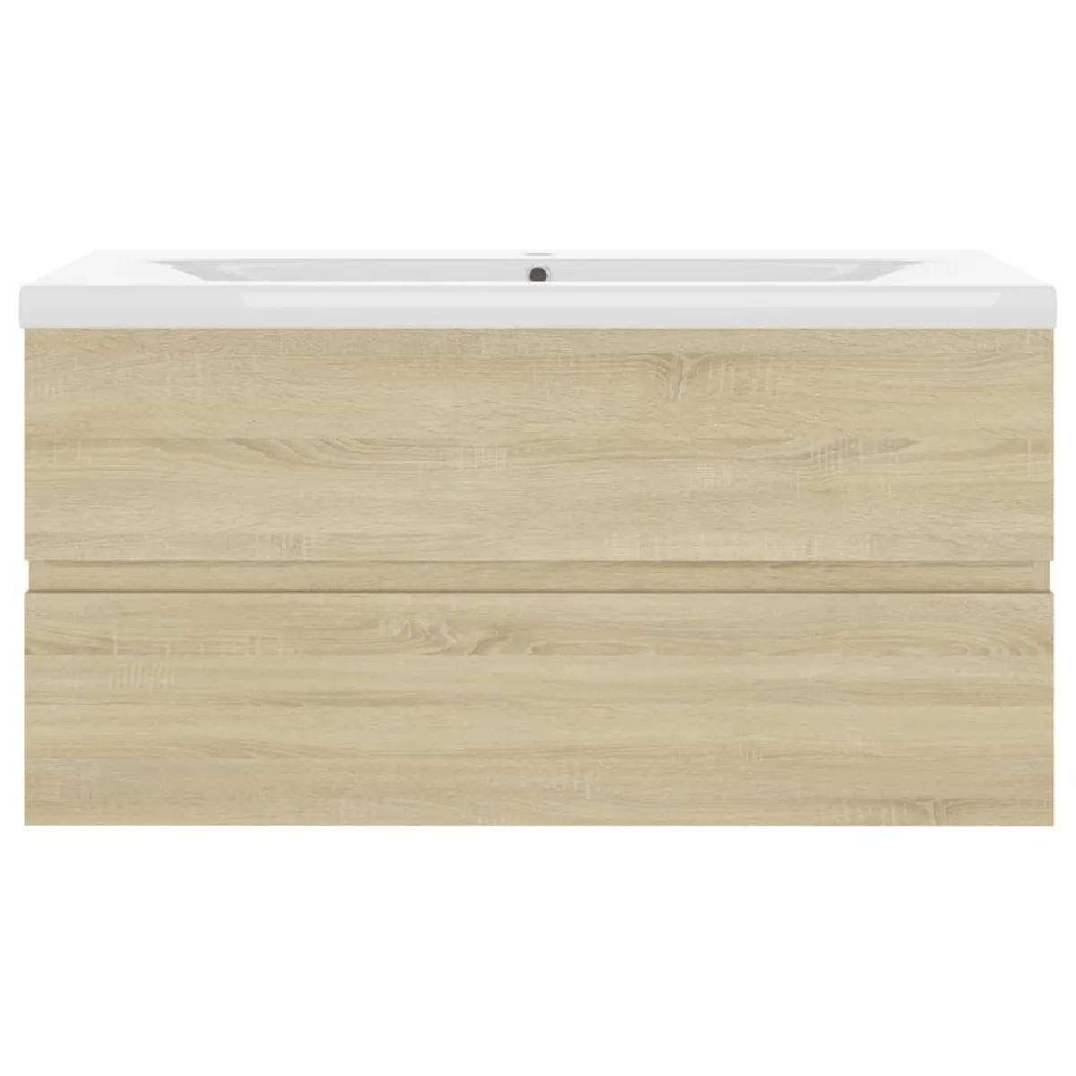 vidaXL Armoire évier et lavabo intégré - Chêne sonoma