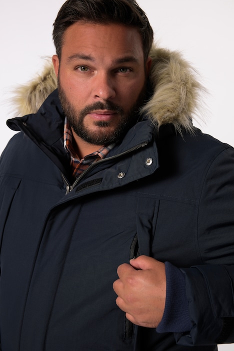Men+ Funktions-Parka, wasser-, windabweisend, Kapuze, bis 8 XL