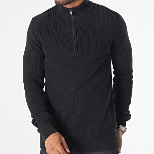 Pull Col Zippé Codford 20714337 Noir