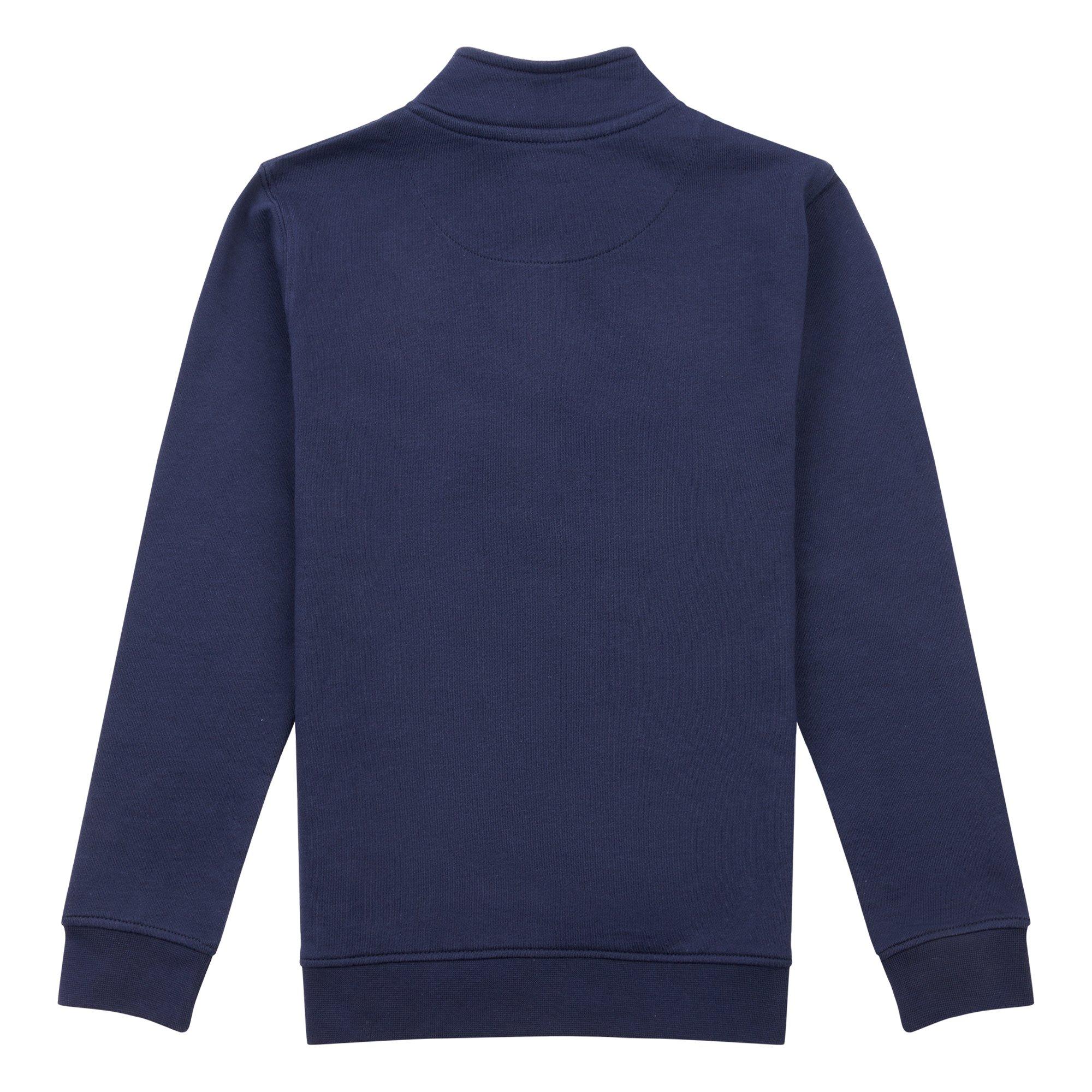 Lyle and Scott Golden Eagle Quarter Zip Fleece Top Juniors