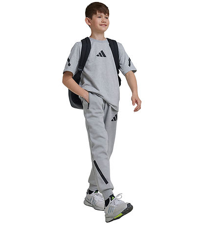adidas Performance Hosen - Z.N.E. - Grau Meliert m. Schwarz
