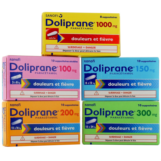 Doliprane Suppositoires - Enfant et Adulte