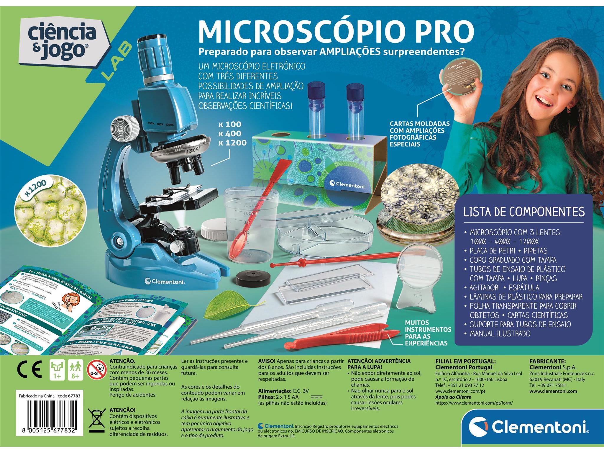 MICROSCÓPIO PRO CLEMENTONI