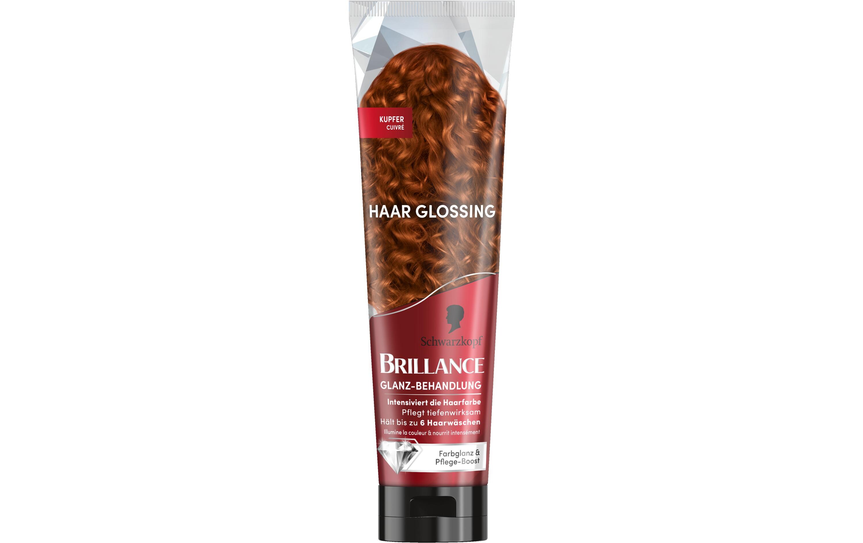 Haarcoloration Brillance Glossing KupferColoration intensiviert die Haarfarbe und pflegt tiefenwirksam
