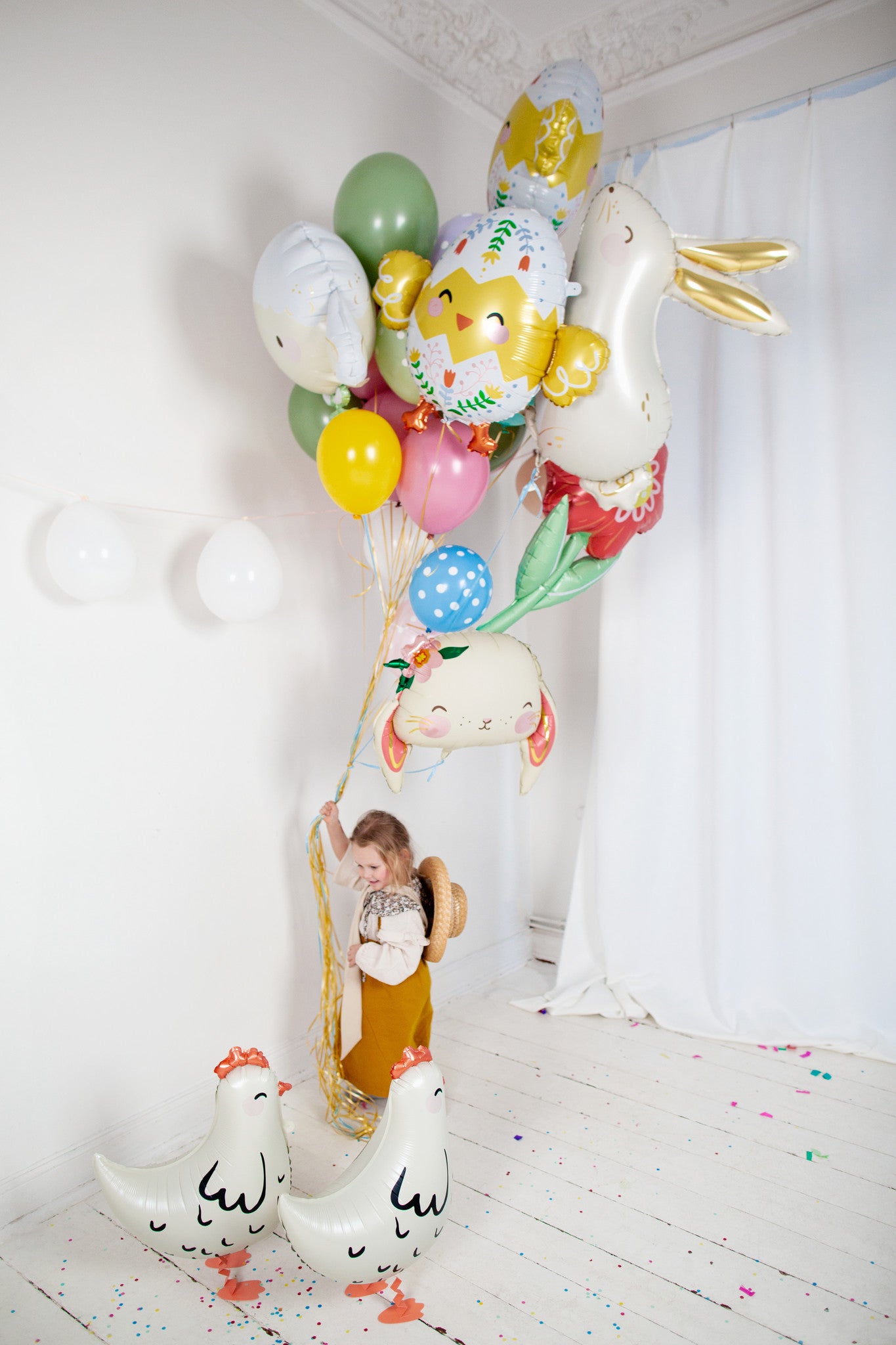 Helium Ballon Kip Leeg 57cm