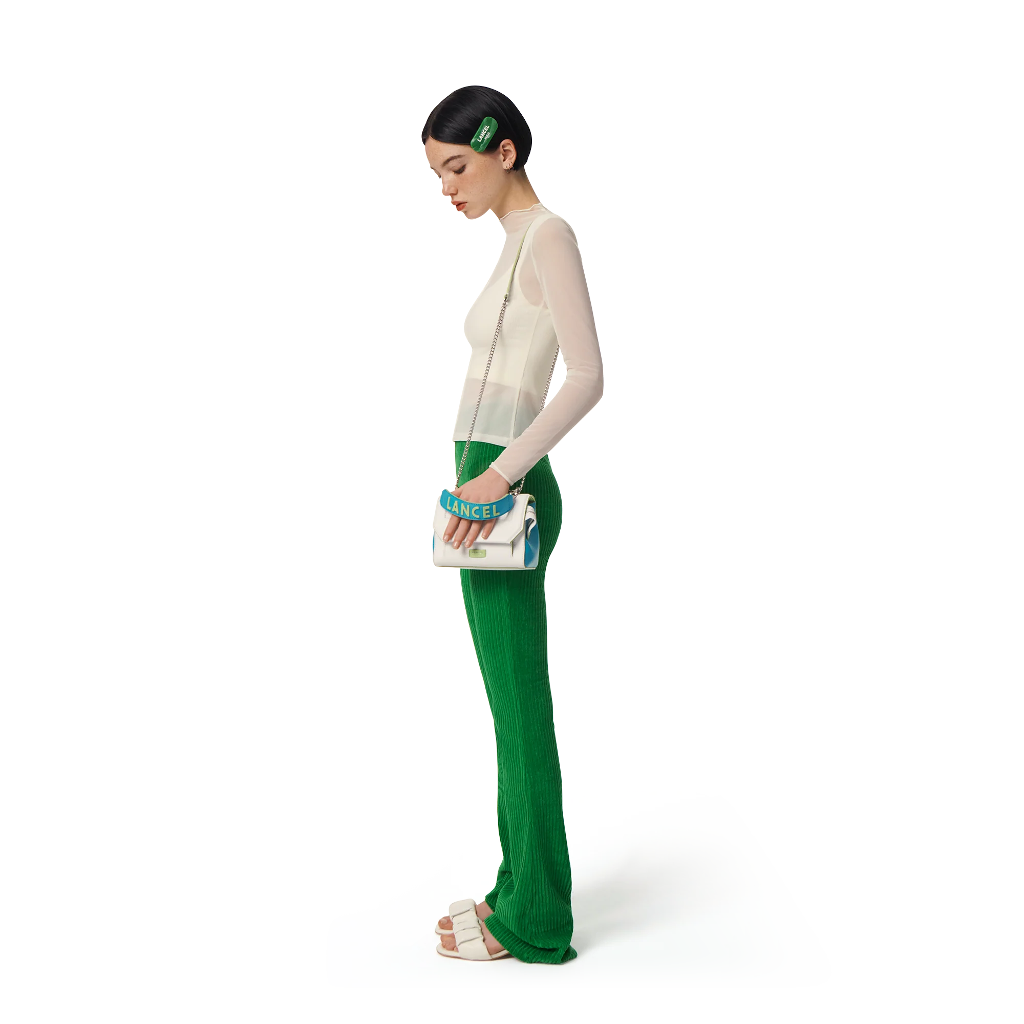 Sac rabat S Ninon de Lancel-Multico blanc optique