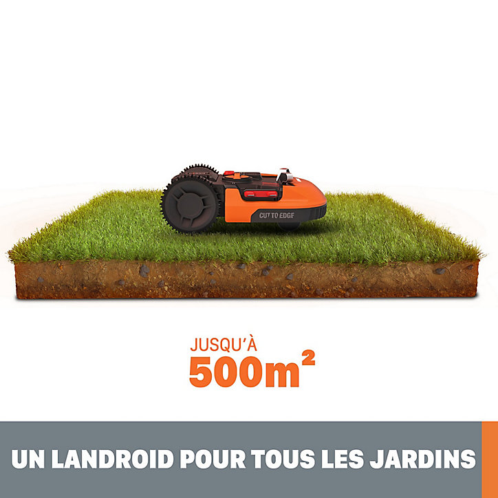 Robot tondeuse Worx Landroid M500 Plus connecté