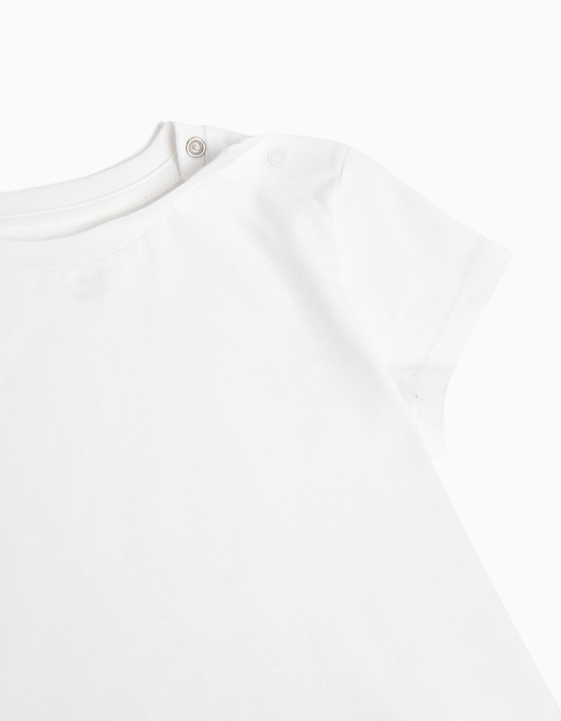 T-shirt Lisa, Menina, Branco