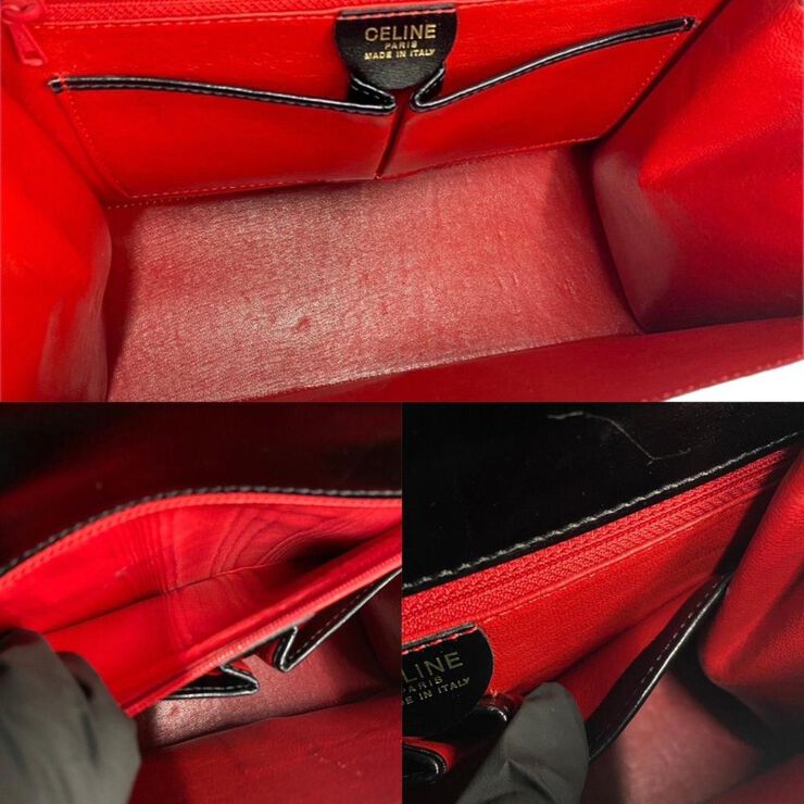 Celine Vintage Celine Shoulder Bag Black