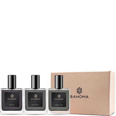 Coffret diffuseurs d'ambiance - Figue noire, Vanille noire & Ambre & thym - 3 x 50 ml