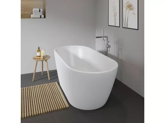 Baignoire îlot 160x75 DURAVIT D-Neo avec trop-plein