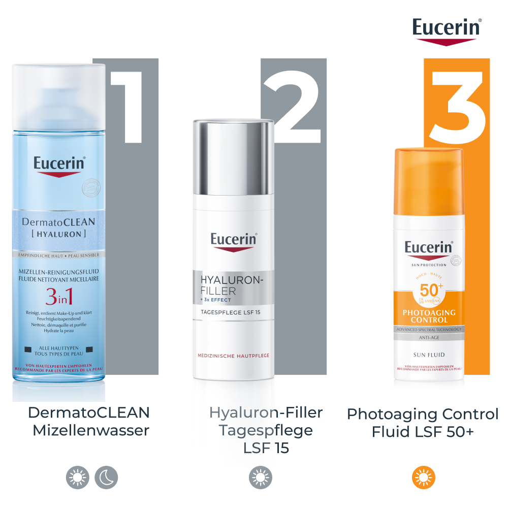 EUCERIN HYALURON-FILLER Tagespflege<br>50 ml, normale Haut/Mischhaut LSF15