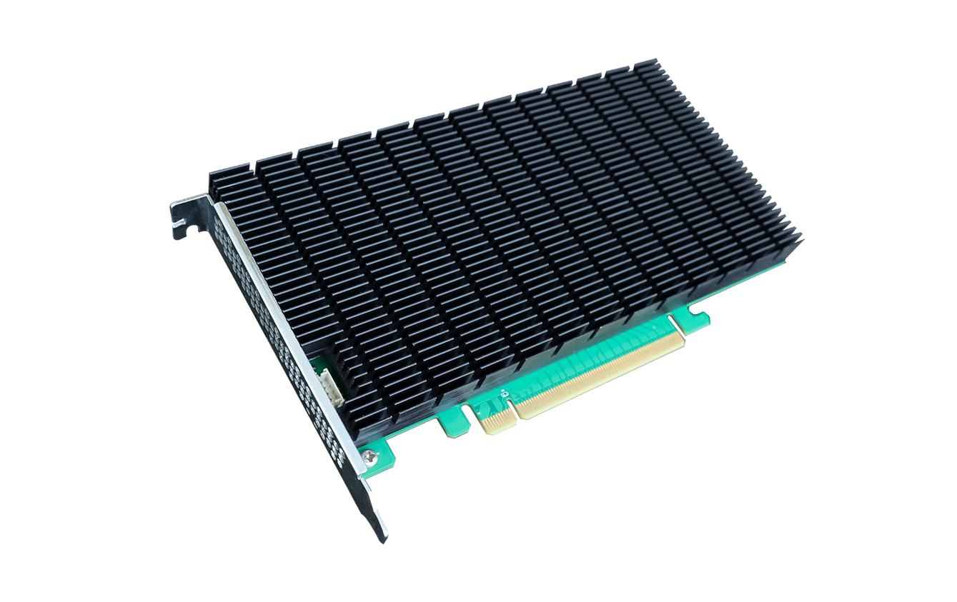Host Bus Adapter Rocket 1104 PCI-Ex16v3 - 4x M.2 NVMe<br>PCIe 3.0 x16 4-Port M.2 NVMe HBA – Hochgeschwindigkeits-4-Kanal-PCIe Gen3 M.2 NVMe-Verbindungslösung