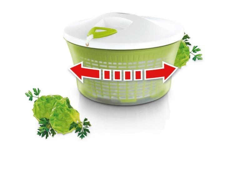 Leifheit Salatschleuder ComfortLine 26 cm, Weiss Für die schnelle Trocknung Ihres Salates