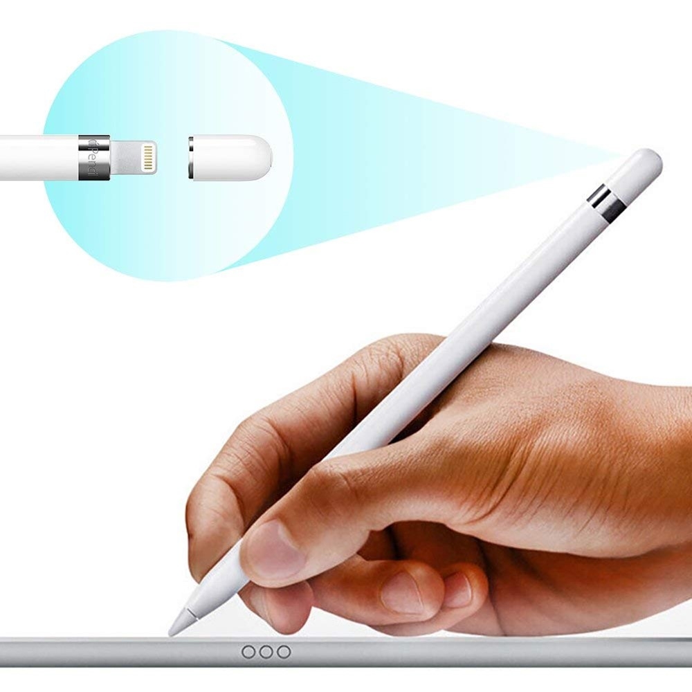 Magnetische Apple Pencil (1. Generation) Ersatz-Kappe Abdeckung Pencil Schutz - Weiss
