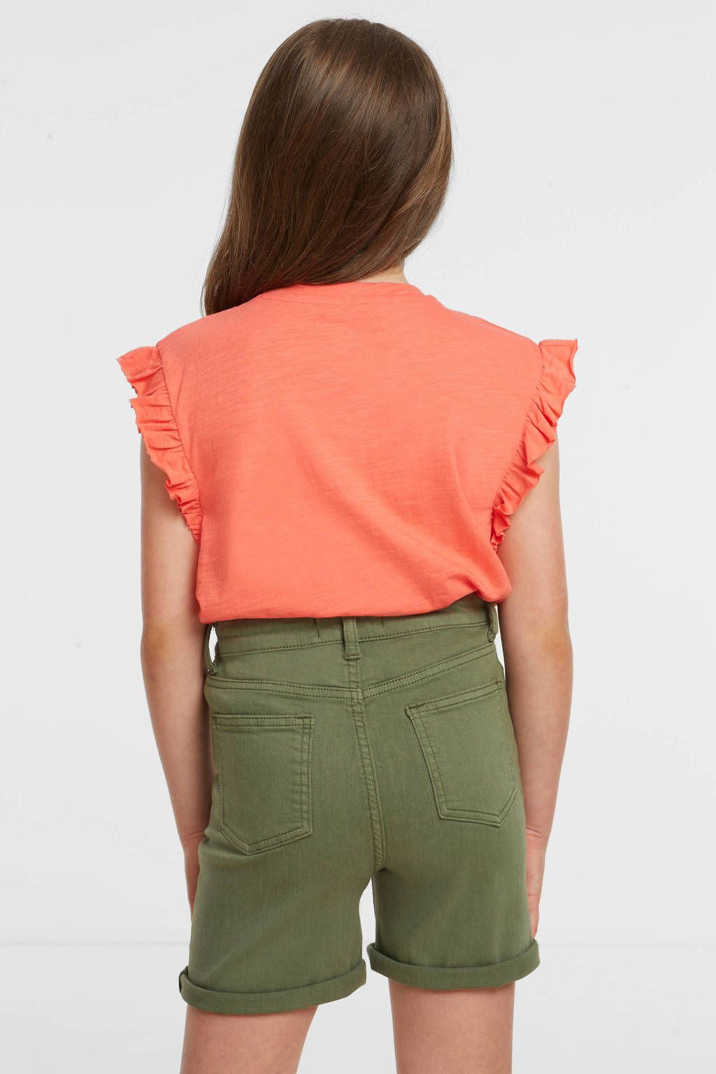 anytime denim short khaki
