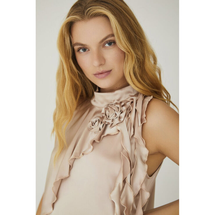 A-VIEW Rose dress Sand