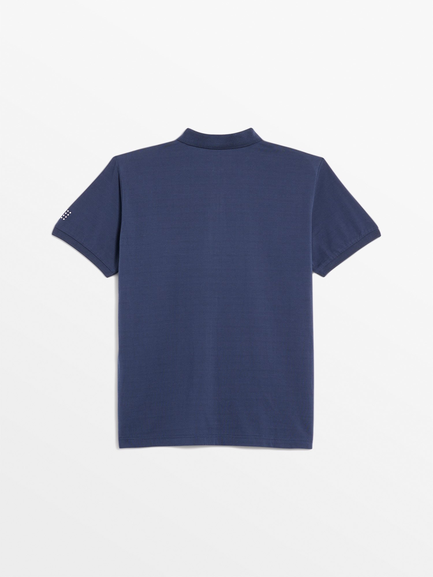 Polo Homme A Rayures Coton Marine