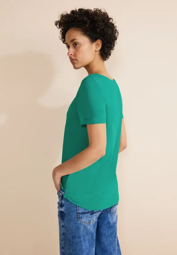 Basic T-Shirt - intense aqua