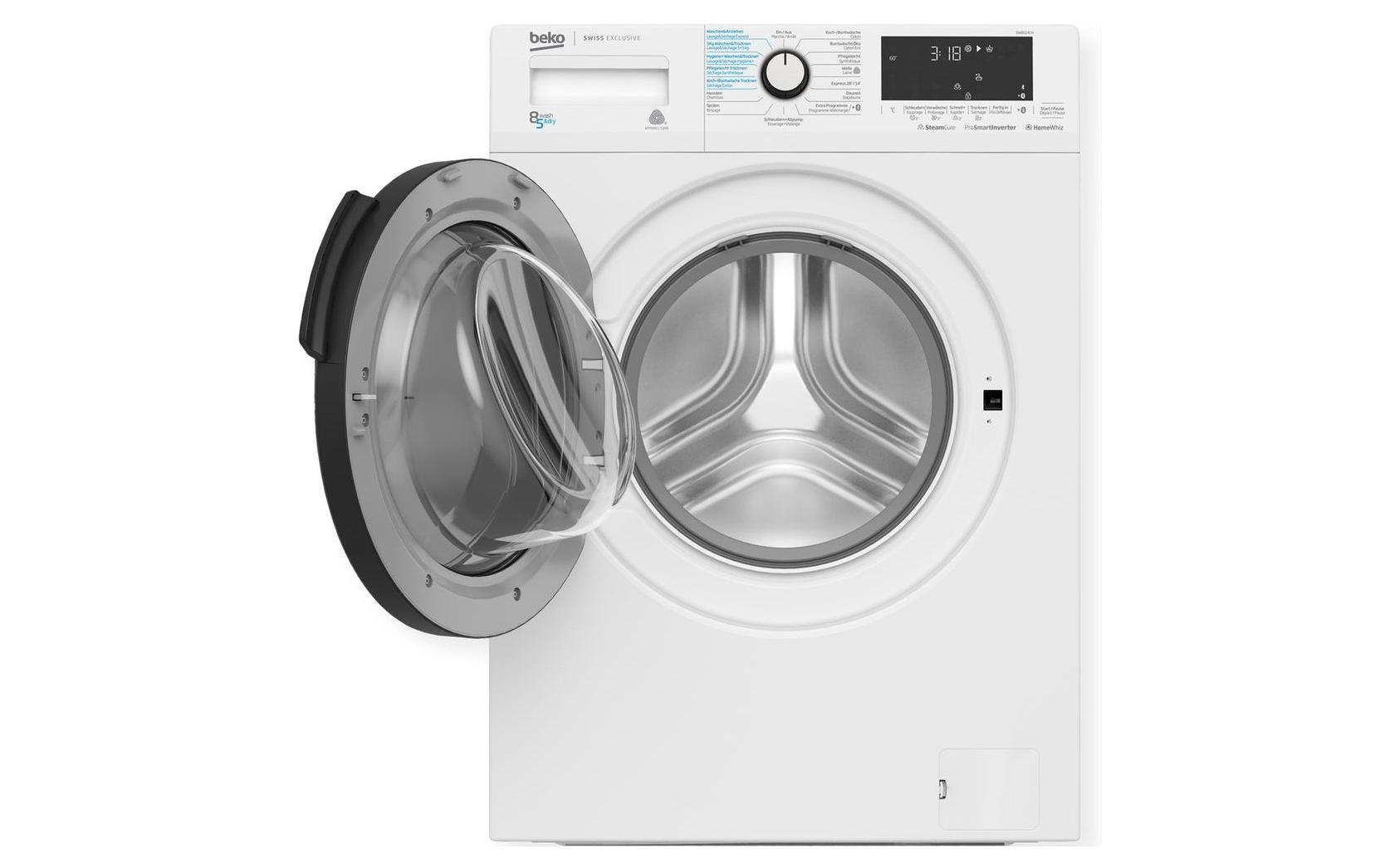 Waschtrockner 5W8514CH1 Links<br>Frontloader mit 8 / 5 kg Ladekapazität (Waschen / Trocknen)