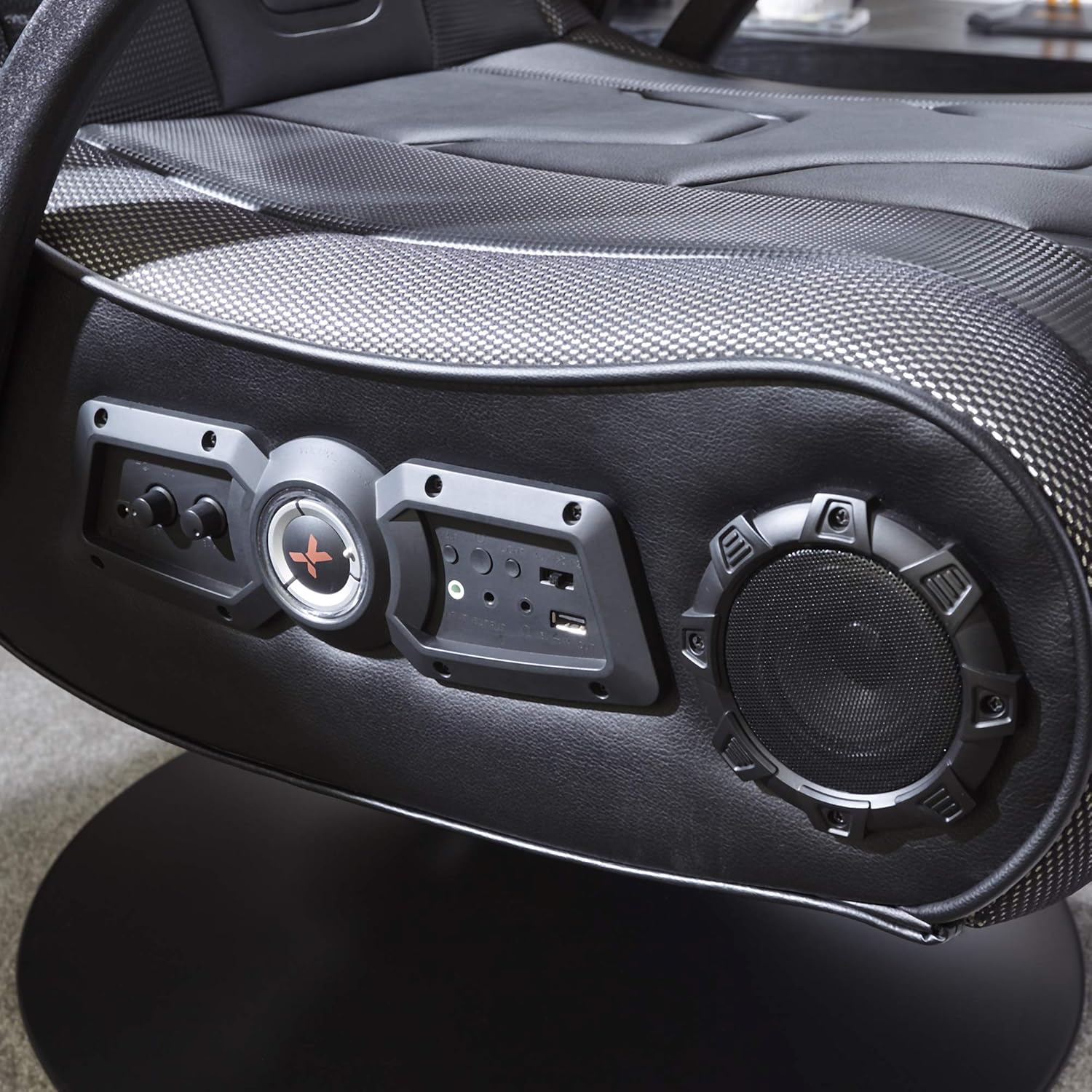 X Rocker Monsoon RGB 4.1 Gaming & Entertainment Sessel mit 4.1 Soundsystem, Neo-Motion Beleuchtung, Bluetooth & Vibration