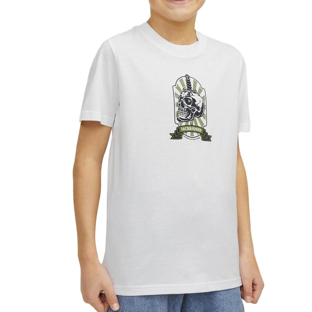 Jack & Jones T-shirt Blanc Garçon Jack & Jones Jorseven Skull