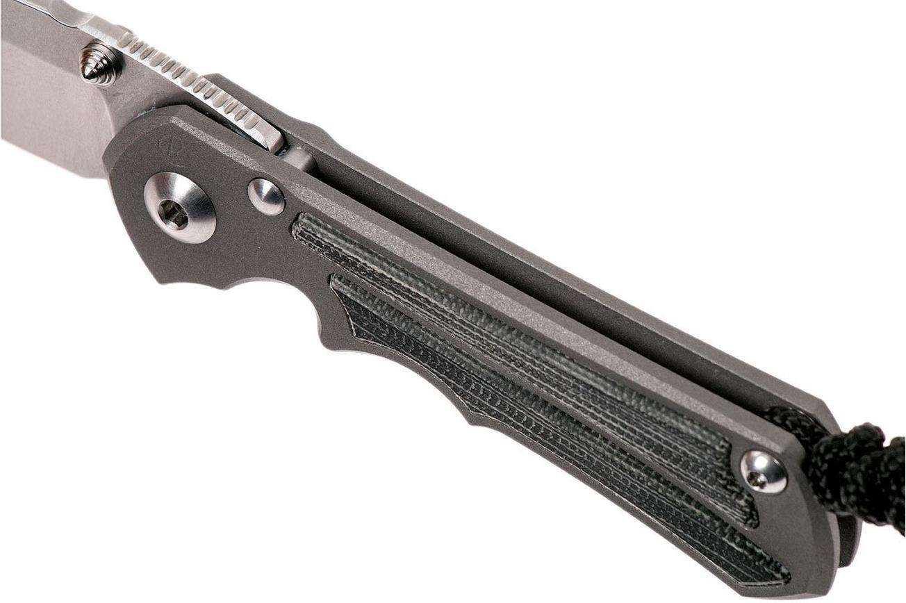Chris Reeve Small Inkosi Insingo Black Micarta Inlays SIN-1028 zakmes