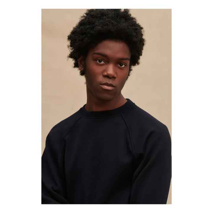 Le Minor Pull Milano Laine Mérinos | Bleu marine