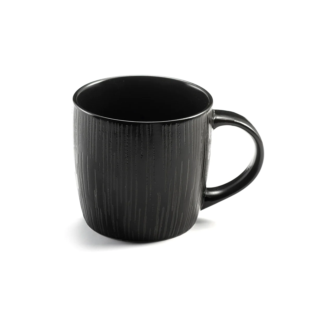 Magma Noir - Tasse café & thé 28 cl (lot de 6) Médard de Noblat