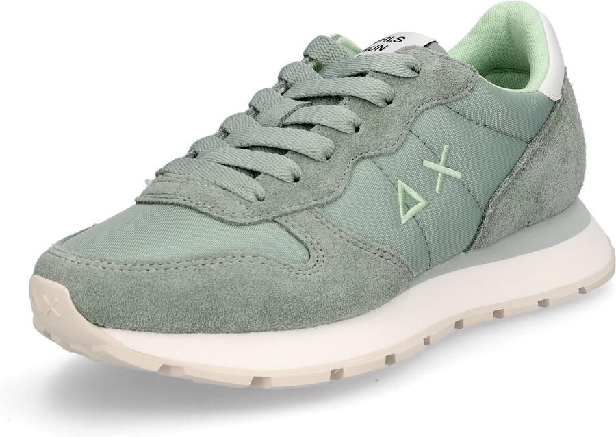 Sun68 Sun 68 Ally Solid Nylon Sneakers Dames Groen