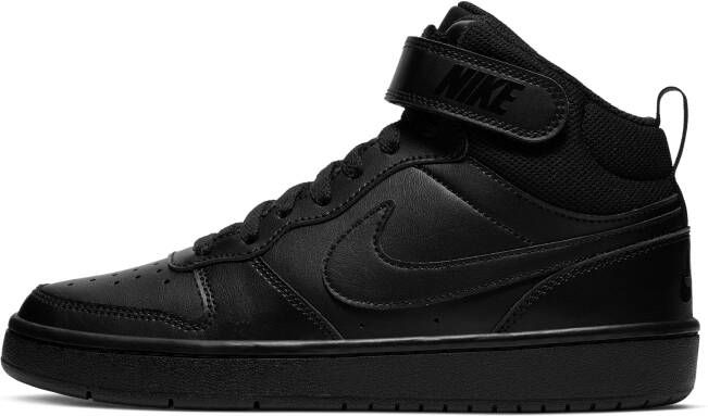 Nike Court Borough Mid 2 Zwart Sneakers Hoog