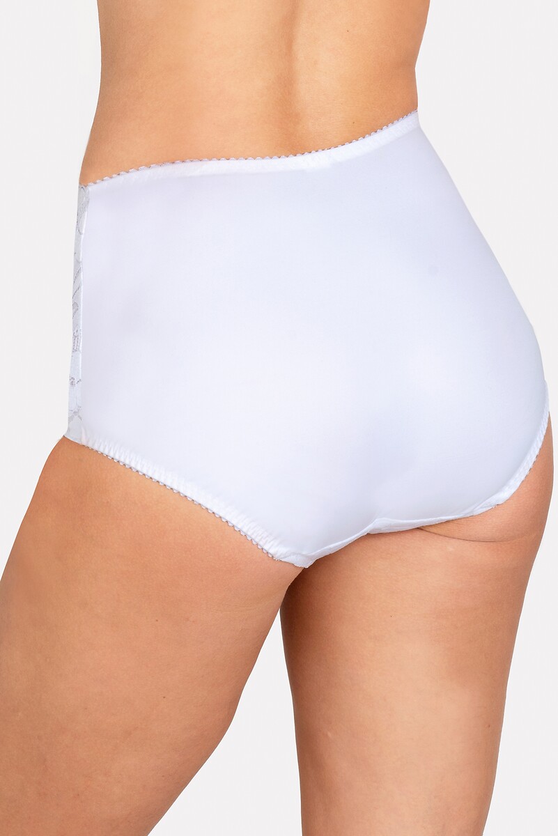 MISS MARY OF SWEDEN<br>Calcinha com efeito barriga chapada em renda jacquard