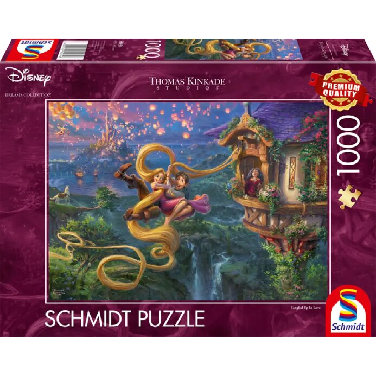 Schmidt Spiele Puzzle 1000 pcs Raiponce - Disney
