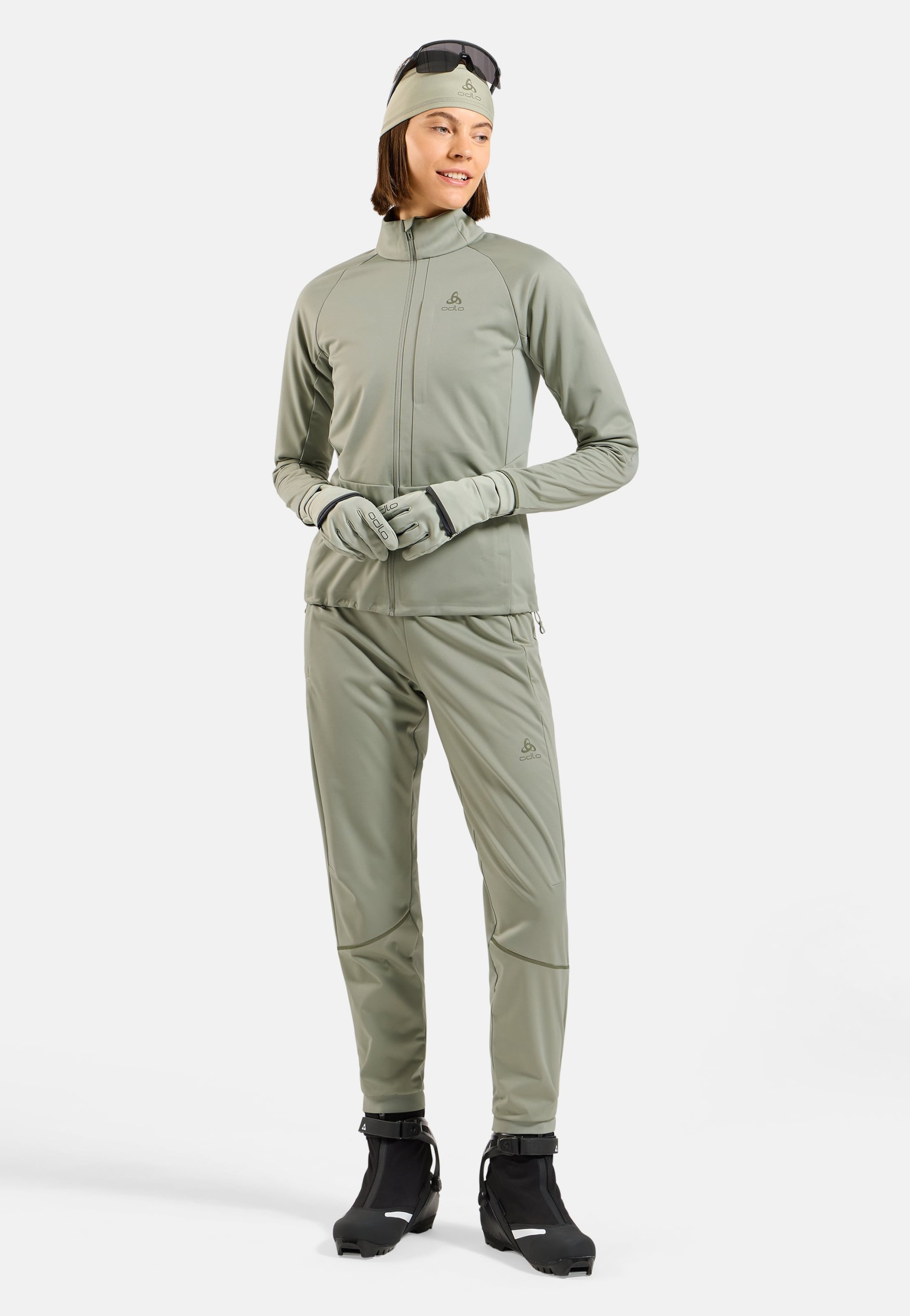 Winddichte Zeroweight Elite Langlaufjacke in shadow