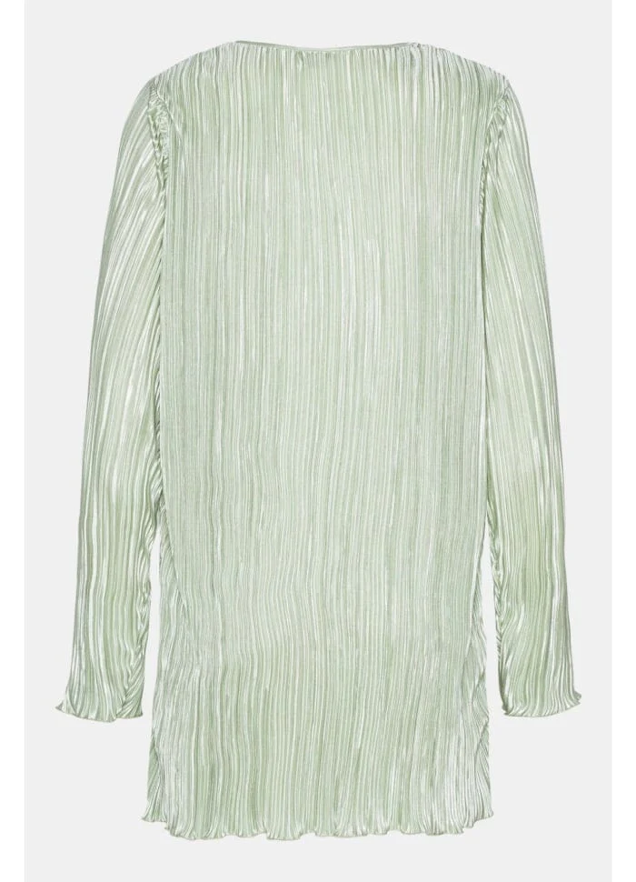 BYIC Kellyic Plissé Dress lg light green