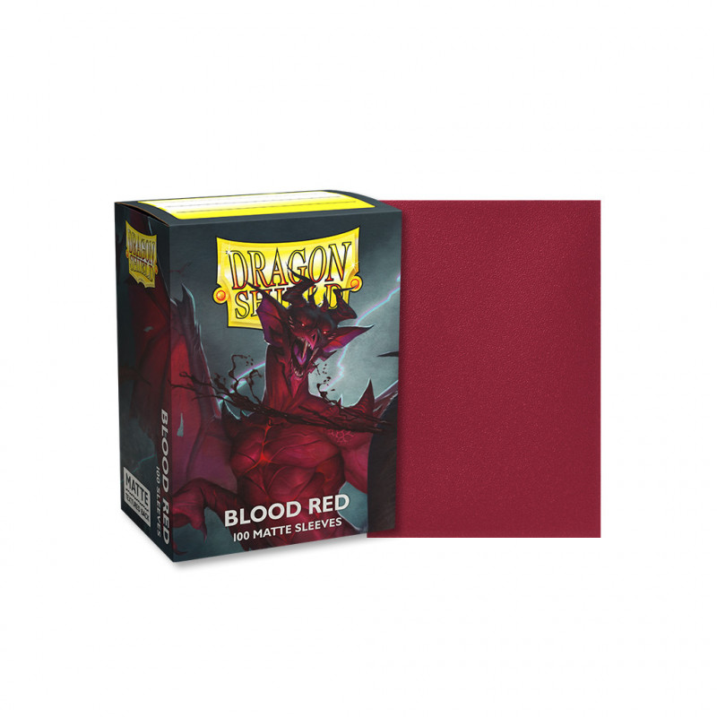 Dragon Shield - Standard Size - Matte Blood Red