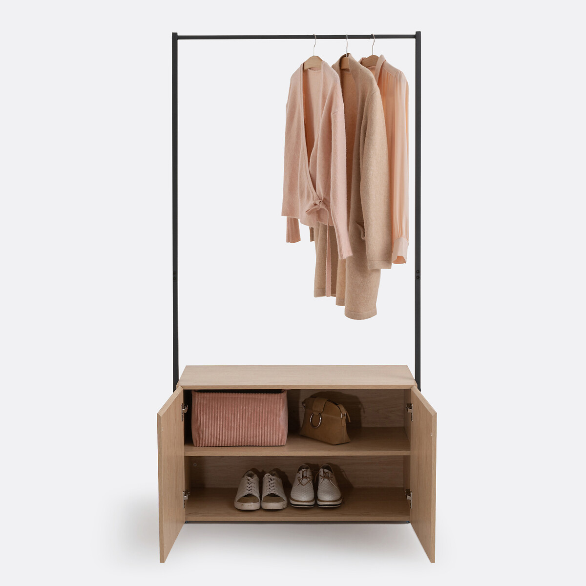 LA REDOUTE INTERIEURS<br>Cabideiro com cômoda de 2 portas, Amez