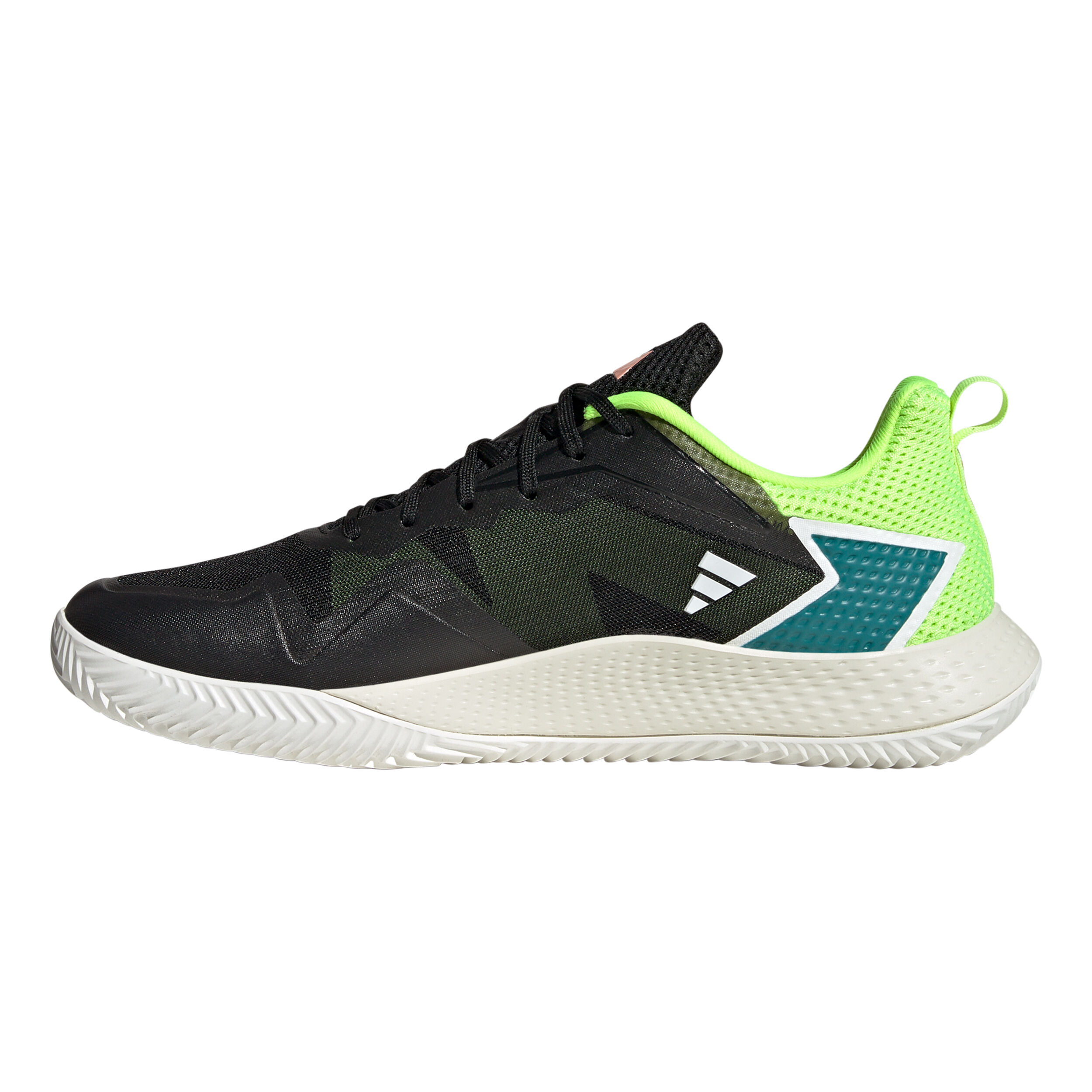 adidas Defiant Speed Chaussure Terre Battue Hommes - Noir , Vert Fluo