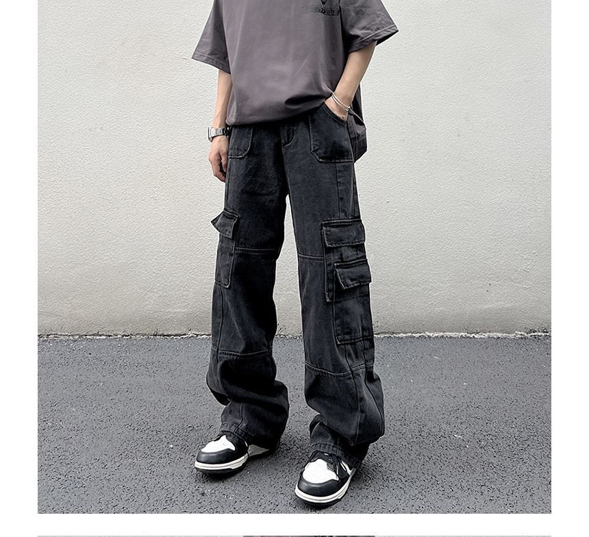 Zentrus - Cargojeans met hoge taille