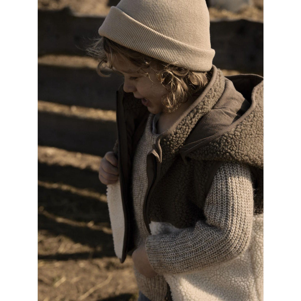 Køb Lil'Atelier Turtledove Shitake Nmmlajo Loose Vest Lil