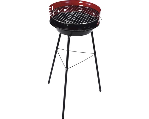 Houtskoolgrill 34 cm staal zwart